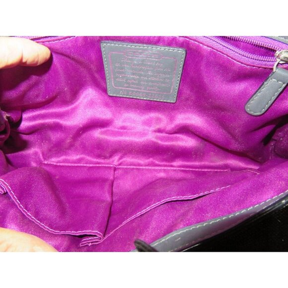 SOLD Coach 2008 Legacy Cursive Creed Limited Edition Patchwork Mixed Leather - Picture 9 of 12